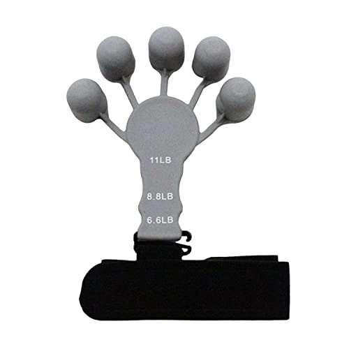 LSYYSL 1 Finger Strengthener, 1 Adjustment Strap, Silicone Wrist Stretcher, Hand Grip Strength Trainer, Strengthener, Hand Exercise Equipment for