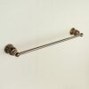 HIGOH Towel Racks,Towel Holder Towel Rail for Bathroom, Rose All Copper Hand Towel Holder, Light Towel Bar, Hardware Single Bar Towel Hangers