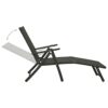WODMB 3 Piece Garden Lounge Set Textilene and Aluminium Silver Foldable design (Color : A, Size : One size)