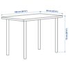 Ikea ADILS/LINNMON table, 100x60 cm, white