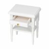 Aeun Mini Bedside Table, Furniture Toy, Wooden Bedside Table Model Furnishing Articles for Children