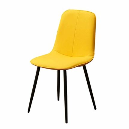 dining chair Kitchen Dining Room Furniture Chairs Faux Matte Suede Leather Dining Chairs For Living Room Terrace Office Kitchen Lounging (Color :
