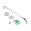 Towel Rail, Durable Chrome Bathroom Accessory Wall Mounted Straight Towel Holder Bar Handle Hand Rail Grab Safety Bar Non-Slip Polished Finish