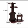 ZYZMH Creative Wine Holder Household Wooden Wine Rack Whisky Champagne Bottle Holder Home Whisky Bottle Shelf