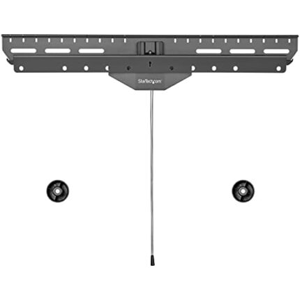 StarTech.com No-Stud TV Wall Mount - Low Profile Heavy Duty VESA TV Wall Mount for up to 80 inch Display (110lb/50kg) - Universal Television Wall