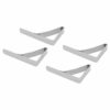 4Pcs Large Table Cloth Cover Clips, Stainless Steel Anti Slip Tablecloth Holder Clamps 10.5 * 7Cm Tablecloth Clips for Outdoor Tables,Table Cloth