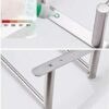 Towel Bar Rail 3-Tier Bath Towel Rack 304 Brushed Finish Stainless Steel Wall Mounted Towel Holder 40 cm Towel Rails for Kitchen Bathroom Toilet