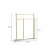QUANJJ Gold Marble Floor Stand Towel Shelf Floor Towel Rack Floor Stand Style Floor Towel Rack Storage Rack
