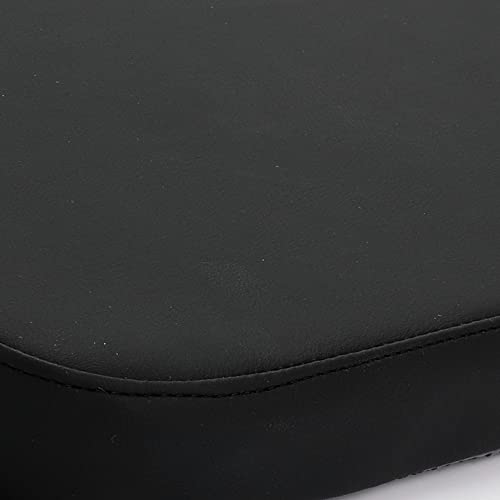 BUYUE Enhanced Anti-Slip Magnetic Bar Stool Cushion 1 Piece, Luxury PU Leather Waterproof Small Seat Cushion for Café Bistro Stackable Metal Stoo