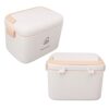 Plastic Medicine Box, Household Medicine Storage Box, Anti-aging, Large Capacity, Sturdy for Hiking and Mountaineering (Type B)
