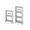 FEER Kitchen Shelf Organizer Wheels Trolley Bathroom Gap Storage Rack Sundries Storage Rack Pulley Living Room (Color : A, Size : 1pcs)