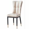 dining chair Kitchen Dining Room Furniture Chairs Dining Chairs Modern Leather High Back Padded Soft Seat Dining Chair Water Proof Leather Side C