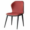 dining chair Kitchen Dining Room Furniture Chairs Modern Leather Dining Chair Water Proof Leather Side Chair With Metal Legs Living Room Bedroom