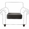 Rosnek Velvet Sofa Seat Cover,1 Seater Sofa Cushion Covers Non Slip Sofa Slipcovers with Elastic Bottom,Stretchy&Thicker&Soft Sofa Protectors fro