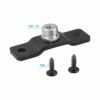 CAMVATE 5/8'' Male To 1/4'' Female Microphone Screw Adapter With Bottom Pedestal Wall/Table/Ceiling Mount