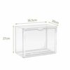 Acrylic Display Case Clear Handbag Storage Organizer for Closet, Stackable Bag Organizer with Magnetic Door for Wallet, Cosmetic, Toys (9)