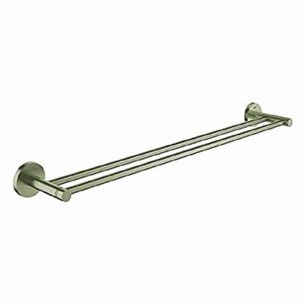 Grohe Essentials Double Towel Rail 600mm Brushed Nickel