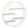 AC Design Furniture Shelf, Wood, Bianco, 10 x 45 x 45 cm