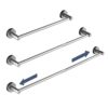 Cobbe Single-Lever Towel Rail, Extendible Towel Rail, 40 cm to 70 cm, Retractable Bathroom Towel Rail, Space Aluminium Towel Rail, Bathroom Towel