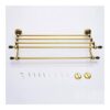 HIGOH Towel Racks, Bathroom Towel Rack Wall Mounted Towel Holder,Antique Bronze Double Towel Racks,Bathroom Shelves Ceramic Accessories Towel Bar