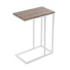 Versa Padua Auxiliary Living, Room or Kitchen. Modern Low Table, Measures (W x L x H) 61 x 26 x 46 cm, Wood and Metal, Gold and Marble