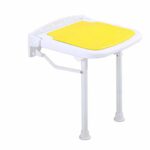 CHEWO Bath Stools,Shower Stool Shower Stool Bath Stool Bathroom Seat Folding Wall-Mounted Antibacterial Mobile Auxiliary Stool Shower Seat Bathro