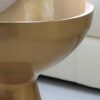 ASPECT Aluminum Side Table, Light Brass, 31.5 Dia x43(H) cm