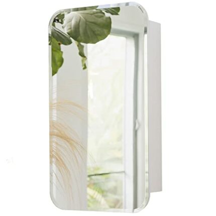 Medicine Cabinets For Bathroom With Mirror, Recessed Medicine Cabinet or Surface Mounted Bathroom Mirror Cabinet With Storage - 16" x 29",Bathroo