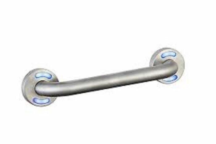 evekare 300mm Stainless Steel LED Grab Rail Disk Design