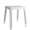 Croydex Large Adjustable Shower Stool, White