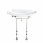 Bath Stools,Wall-Mounted Drop-Leaf Stool, Foldable Shower Seating Chair, Folding Bath Seat in Helping The Elderly, Pregnant Women and The Disable