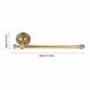 Oumefar Antique Towel Rack Brass Towel Rails Wall Mount Towel Rods Single Pole Bar Retro Toilet Roll Holder For Bathroom