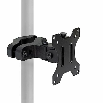 Mount-It! Universal VESA Pole Mount | Full Motion TV Pole Mount Bracket | VESA 75 100 | Fits TVs or Monitors Up to 32 Inches