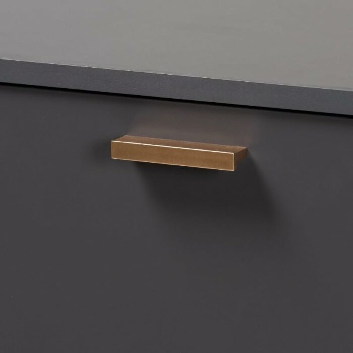 LUKEO Home Hallway Finished Wood 3-Door Shoe Cabinet Home Furniture Storage Cabinet