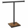 BCOZLUX Hand Towel Holder Stand, Bathroom Hand Towel Rack with Weighted Base, T-Shape Standing Towel Racks, Farmhouse Countertop Towel Stand for