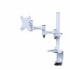 Newstar FPMA-D1330WHITE Full Motion Desk Mount (clamp & grommet) for 10-30" Monitor Screen, Height Adjustable - White