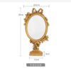 QUANJJ European Retro Desktop Makeup Decorative Table Ornaments Bathroom Vanity Framed