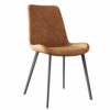 dining chair Kitchen Dining Room Furniture Chairs Matte Suede Leather Dining Chair with Backrest Water Proof PU Leather Lounge Side Chair Living