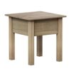 Vida Designs Lamp Table Pine Occasional Side or End Table Waxed Solid Pine