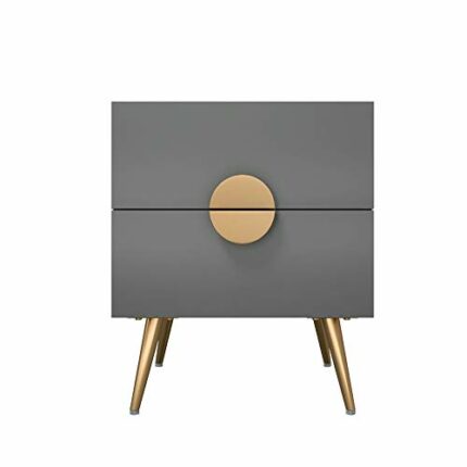 N/A Minimalist Bedside Table Bedroom Nordic Light Bedside Storage Locker Large Capacity Drawer Hardware Handle