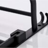 XHALERY Towel Rack Towel Rail Foldable With Hook Towel Rack Bathroom Black Space Aluminum Rack Kitchen And Bathroom Hotel Office 60cm (Size : 50c
