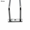 Abcsea 1 Row Wine Glass Rack, 30cm Stainless Steel Chrome Finish Wine Glass Holder for Bar or Kitchen