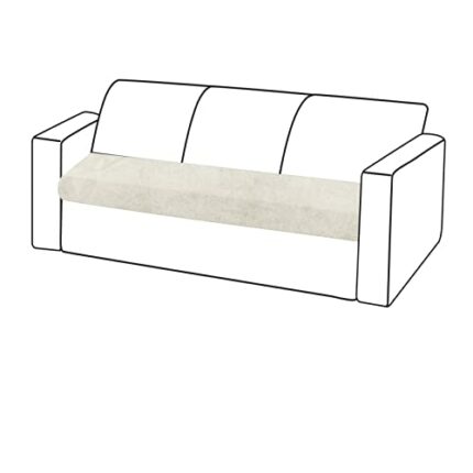 NiCoLa 3 Seater Sofa Seat Cushion Cover, Stretch Cushion Covers for Sofas, Sofa Protective Cushions Covers, Sofa Seat Cushion Covers