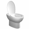 TATAY Toilet seat, in thermoplastic material, high impact resistance, recyclable and long lasting. White colour, glossy finish