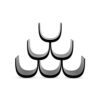 Alessi GIA13 W NoeModular Bottle-Holder, White, 30 x 34.5 x 15.5 centimetres