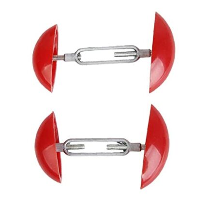 Haowul 2pcs Plastic Mini Shoe Stretcher, Red Adjustable Shoe Stretchers Shape Extender Width Extender for Men Women Shoe Boots