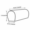 Yangxue Sofa Armrest Covers 2pcs Couch Stretchy Practical Protectors Chair Slipcover Accessories Waterproof PU Leather Arm Furniture Home Elastic