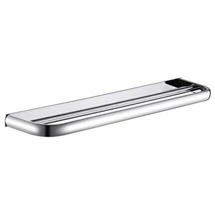 Towel Rack Wall Mounted Stainless Steel Anti Rust Double Towel Bar Bathroom Towel Holder Self Adhesive Towel Rail in the Kitchen Bedroom Hotel