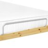 ECOHomes Mattress Retainer Bar for Foot of Beds for Home, RV | Non Slip Gaskets Metal Bar Holder for Bottom of Bed Frames & Adjustable Beds - Gua