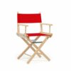 Telami – Director’s Chair – Collection Recycled – Foldable and Light - Oat Colour – Natural Frame - Made in Italy – Outdoor Furniture, Garden Cha